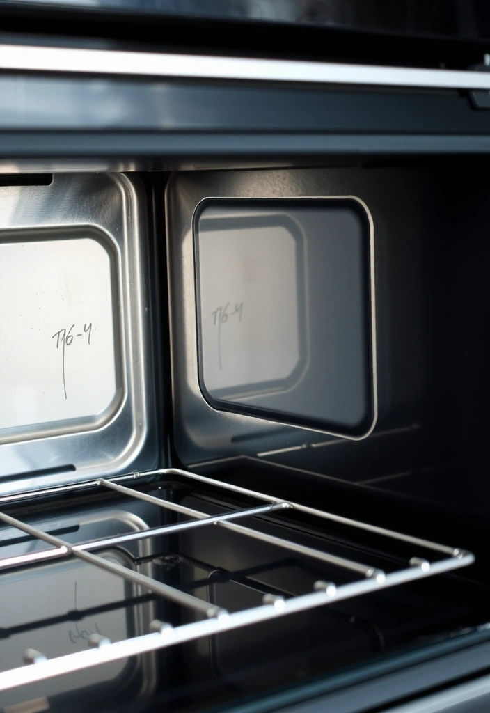 Intérieur de four impeccable